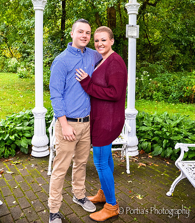 Engagement photos at Park of Roses!