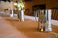 Grooms side of the head table.
